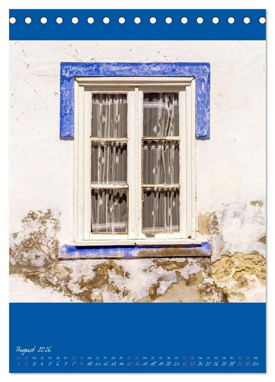 Produktbild: Alte Fenster (Tischkalender 2026 DIN A5 hoch), CALVENDO Monatskalender