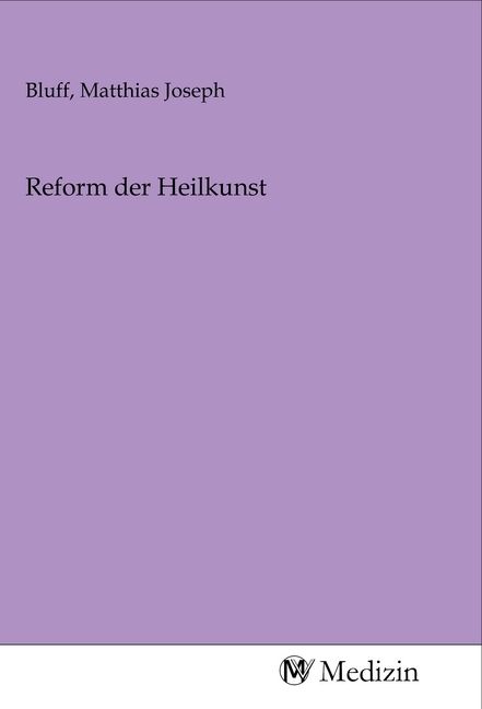 Produktbild: Reform der Heilkunst