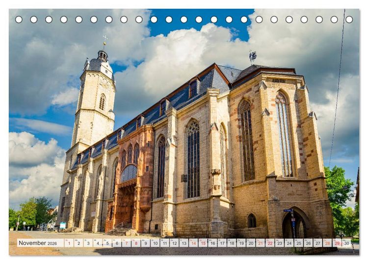 Produktbild: Jena Impressionen (Tischkalender 2026 DIN A5 quer), CALVENDO Monatskalender