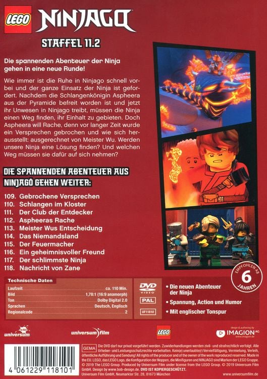 Produktbild: LEGO Ninjago - Staffel 11.2