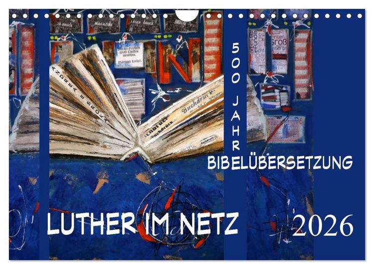Produktbild: Luther im Netz (Wandkalender 2026 DIN A4 quer), CALVENDO Monatskalender