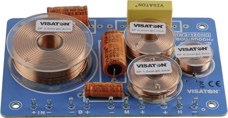 Produktbild: Visaton HW 3/120 NG - 8 Ohm 3-Wege Frequenzweiche 8Ω