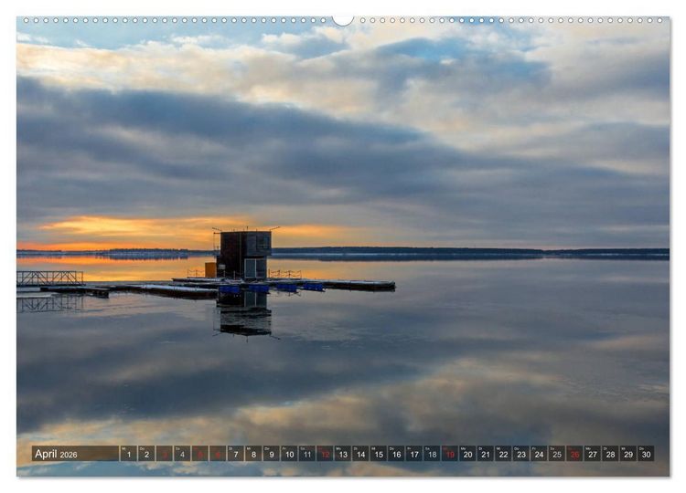 Produktbild: Seenland in der Lausitz (hochwertiger Premium Wandkalender 2026 DIN A2 quer), Kunstdruck in Hochglanz