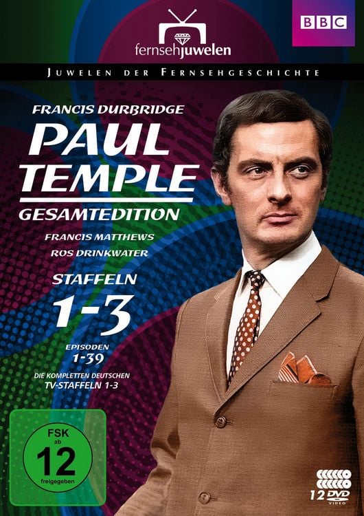 Produktbild: Paul Temple - Gesamtedition (Staffeln 1-3) (Fernsehjuwelen) [12 DVDs]