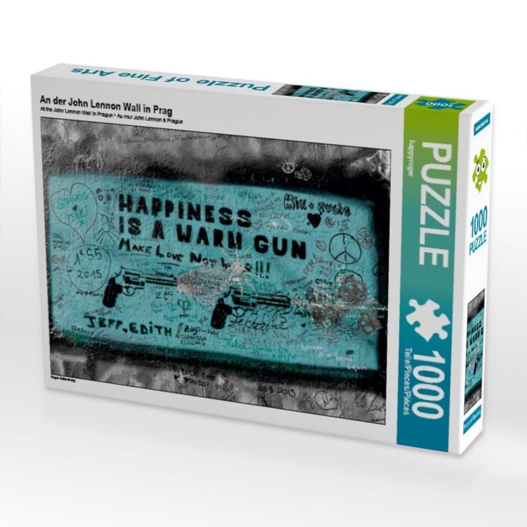 Produktbild: CALVENDO Puzzle An der John Lennon Wall in Prag 1000 Teile Puzzle quer | 1000 Teile Lege-Gr&ouml;&szlig;e 64 &times; 48 cm Foto-Puzzle f&uuml;r gl&uuml;ckliche Stunden