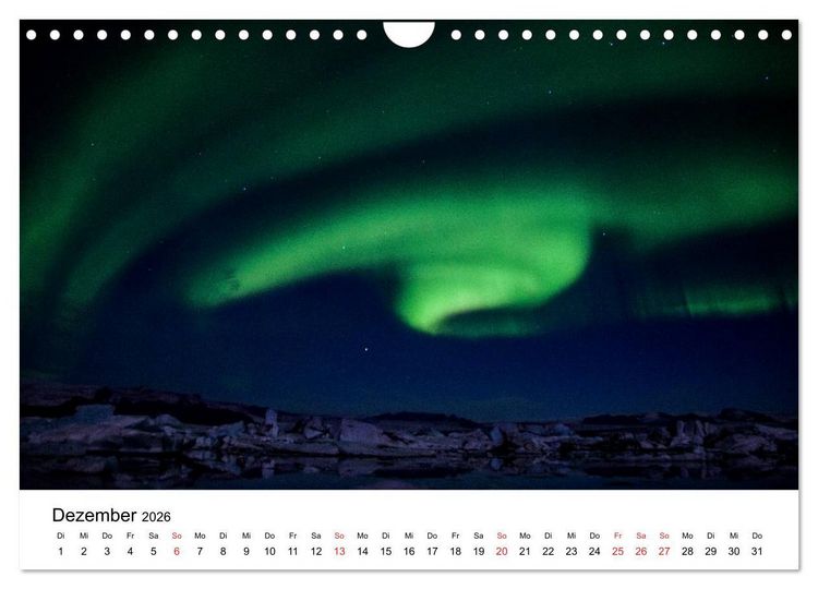 Produktbild: Island Natur pur (Wandkalender 2026 DIN A4 quer), CALVENDO Monatskalender