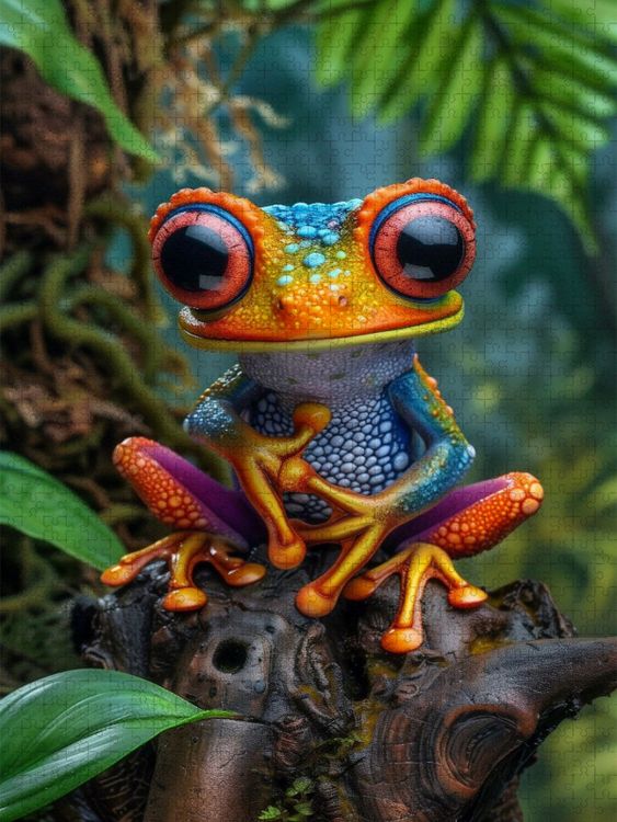 Produktbild: CALVENDO Puzzle Leben am Limit - ein Tropfen zu viel und ich rutsche vom Blatt | 1000 Teile Lege-Gr&ouml;&szlig;e 64x48cm Foto-Puzzle f&uuml;r gl&uuml;ckliche Stunden