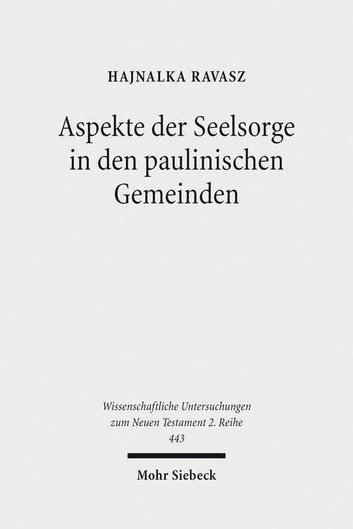Produktbild: Aspekte der Seelsorge in den paulinischen Gemeinden