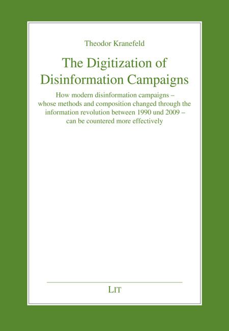 Produktbild: The Digitization of Disinformation Campaigns