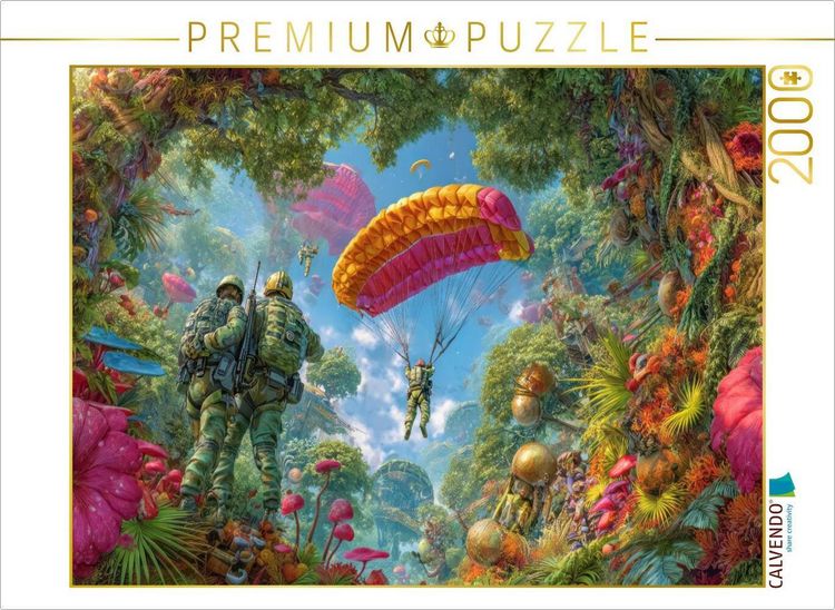 Produktbild: CALVENDO Puzzle Magie des Dschungels | 2000 Teile Lege-Gr&ouml;&szlig;e 90x67cm Foto-Puzzle f&uuml;r gl&uuml;ckliche Stunden