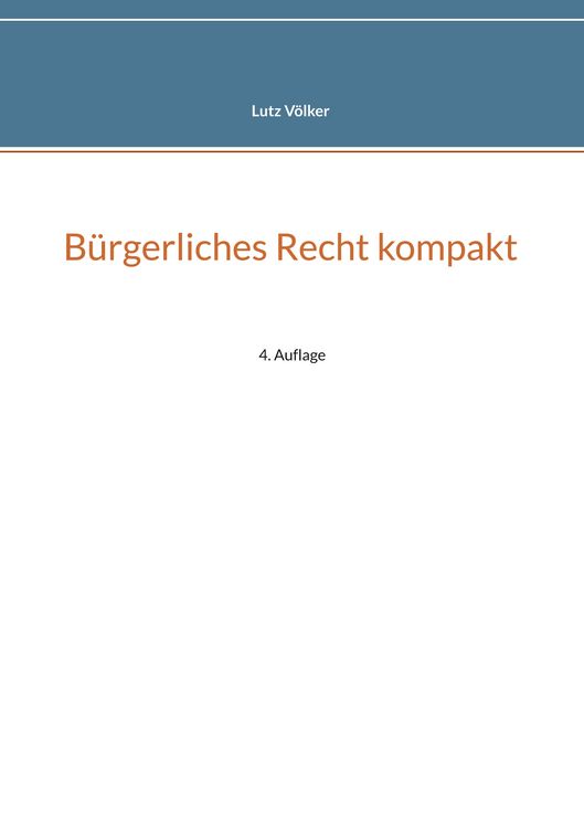 Produktbild: B&uuml;rgerliches Recht kompakt