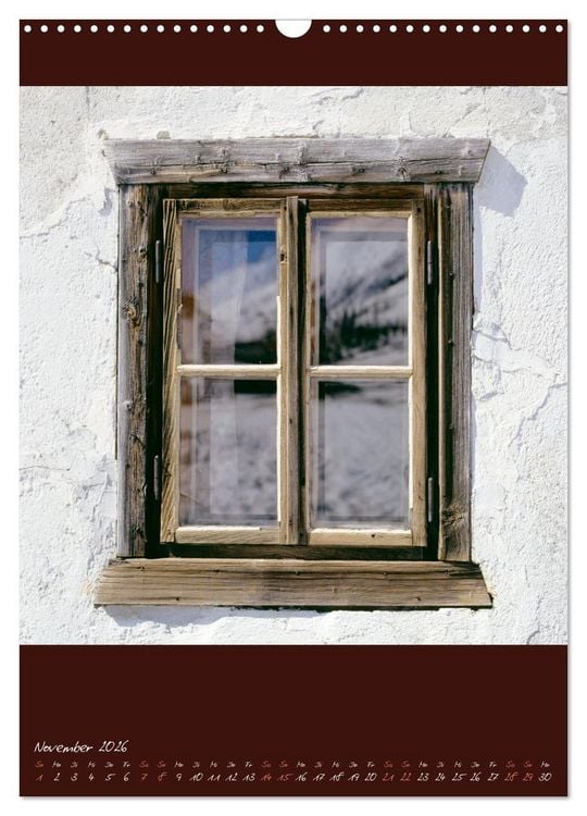 Produktbild: Alte Fenster (Wandkalender 2026 DIN A3 hoch), CALVENDO Monatskalender