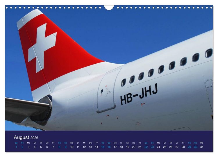 Produktbild: Seltene Luftfahrt Perspektiven (Wandkalender 2026 DIN A3 quer), CALVENDO Monatskalender