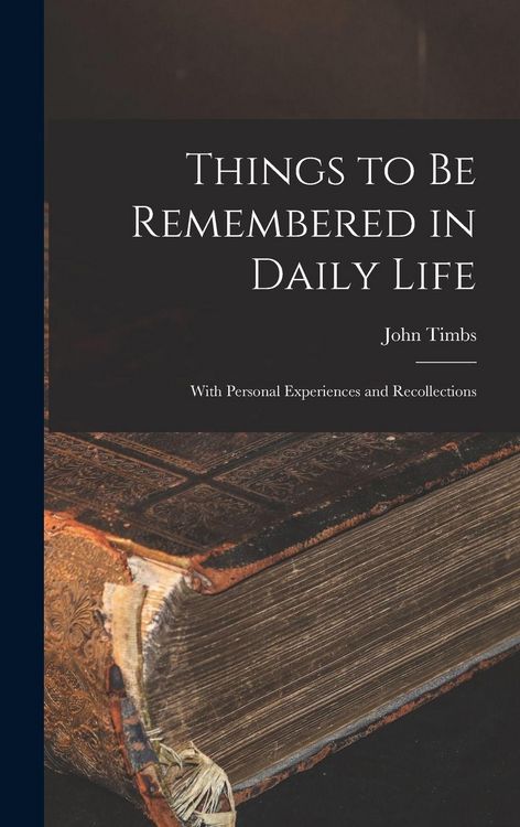 Produktbild: Things to Be Remembered in Daily Life