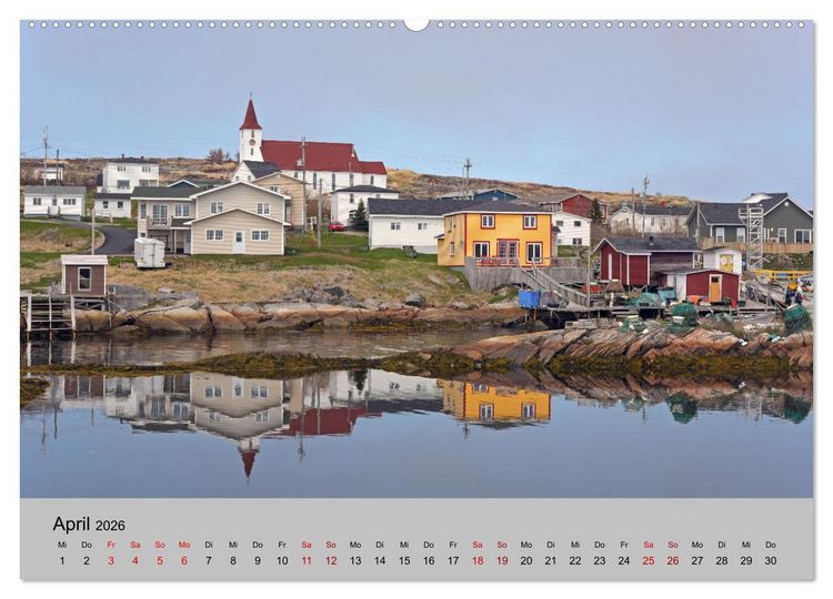 Produktbild: Neufundland 2026 (hochwertiger Premium Wandkalender 2026 DIN A2 quer), Kunstdruck in Hochglanz