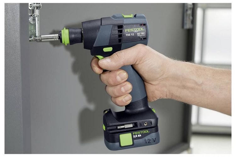 Produktbild: Festool TXS 12 2,5-Plus 576873 Akku-Bohrschrauber 10.8V 2.50Ah