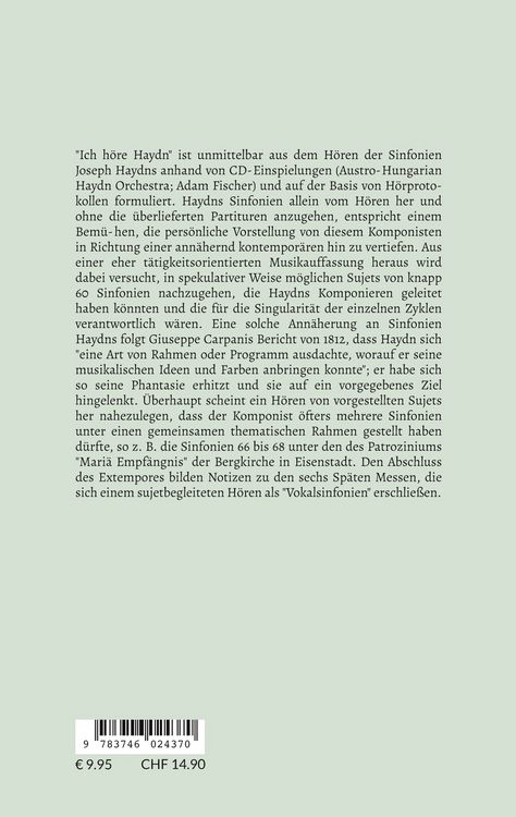 Produktbild: Ich h&ouml;re Haydn.