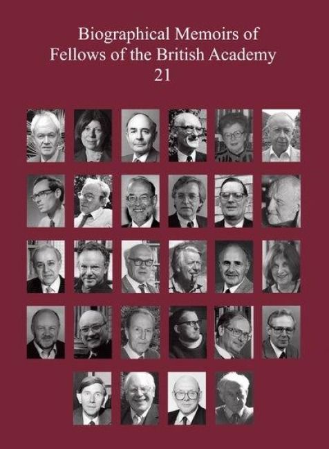 Produktbild: Biographical Memoirs of Fellows of the British Academy, 21