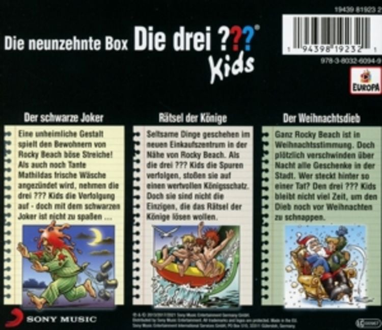 Die drei ??? Kids - 3er Box 19. Folgen 55 - 57