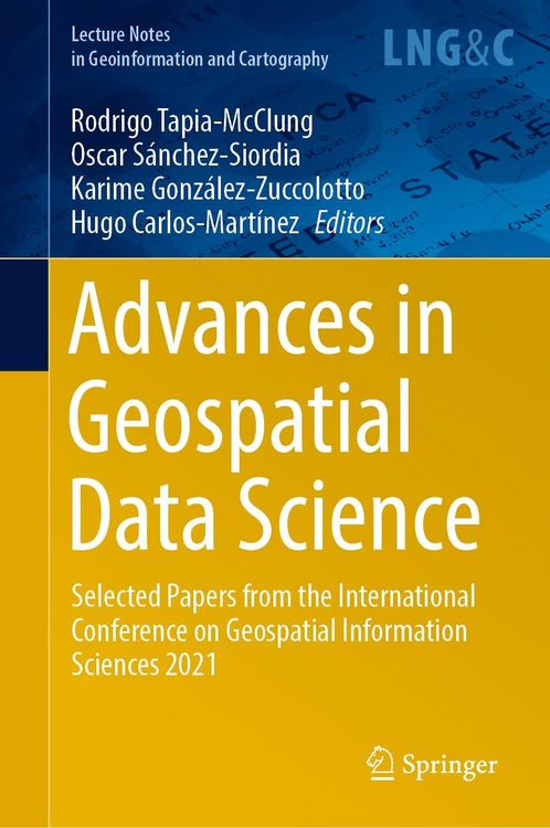 Produktbild: Advances in Geospatial Data Science