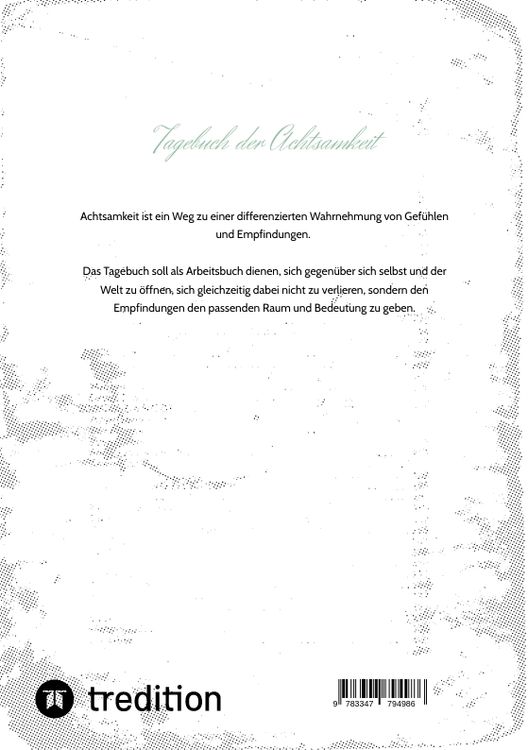 Produktbild: Tagebuch der Achtsamkeit