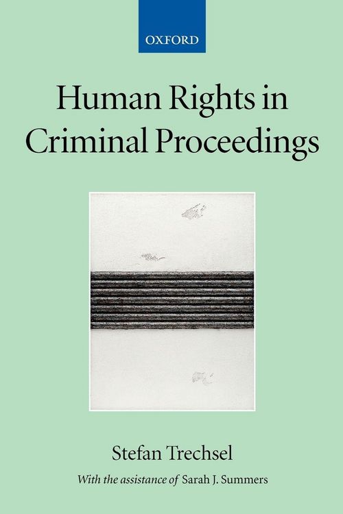 Produktbild: Human Rights in Criminal Proceedings