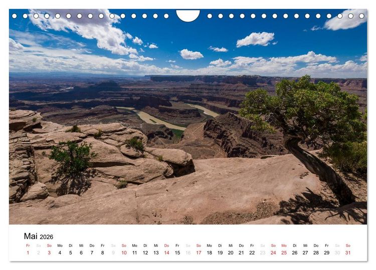 Produktbild: Nationalparks in Utah (Wandkalender 2026 DIN A4 quer), CALVENDO Monatskalender