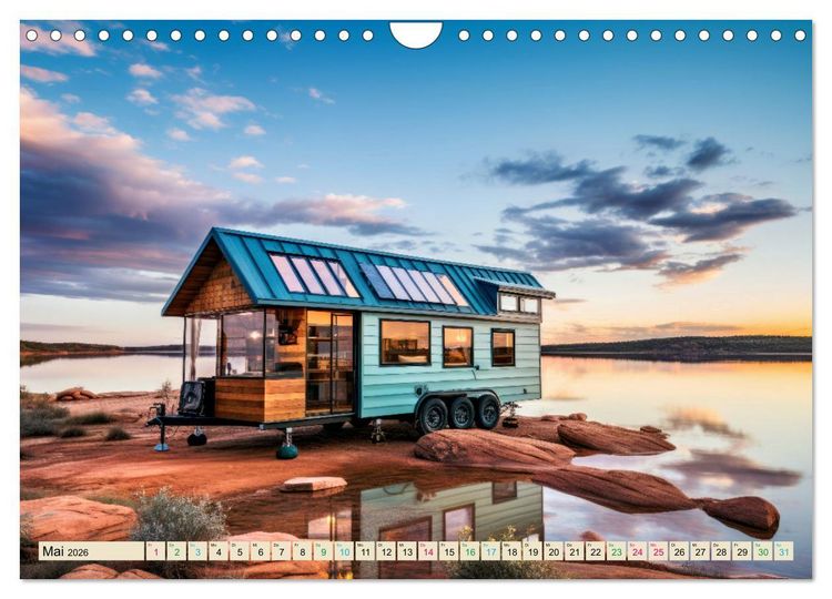 Produktbild: Tiny Houses - wohnen auf kleinstem Raum (Wandkalender 2026 DIN A4 quer), CALVENDO Monatskalender