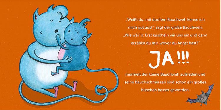 Produktbild: Der kleine Bauchweh: Bauchschmerzen bei Kindern - was steckt dahinter? Mini-Bilderbuch ab 3 &uuml;ber die Ursachen von psychosomatischen Beschwerden