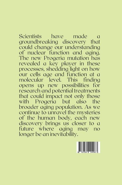 Produktbild: New Progeria Mutation Reveals Key Player in Nuclear Function and Aging