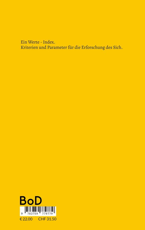 Produktbild: Ein Werte-Index