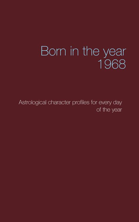 Produktbild: Born in the year 1968