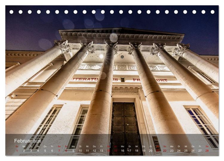 Produktbild: Frankfurt city view (Tischkalender 2026 DIN A5 quer), CALVENDO Monatskalender