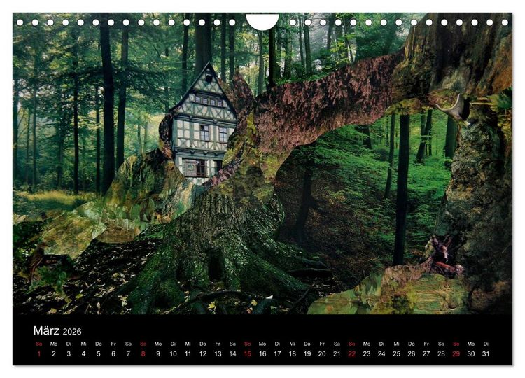 Produktbild: Zauberland (Wandkalender 2026 DIN A4 quer), CALVENDO Monatskalender