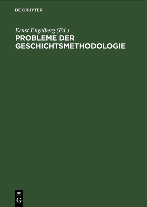 Produktbild: Probleme der Geschichtsmethodologie