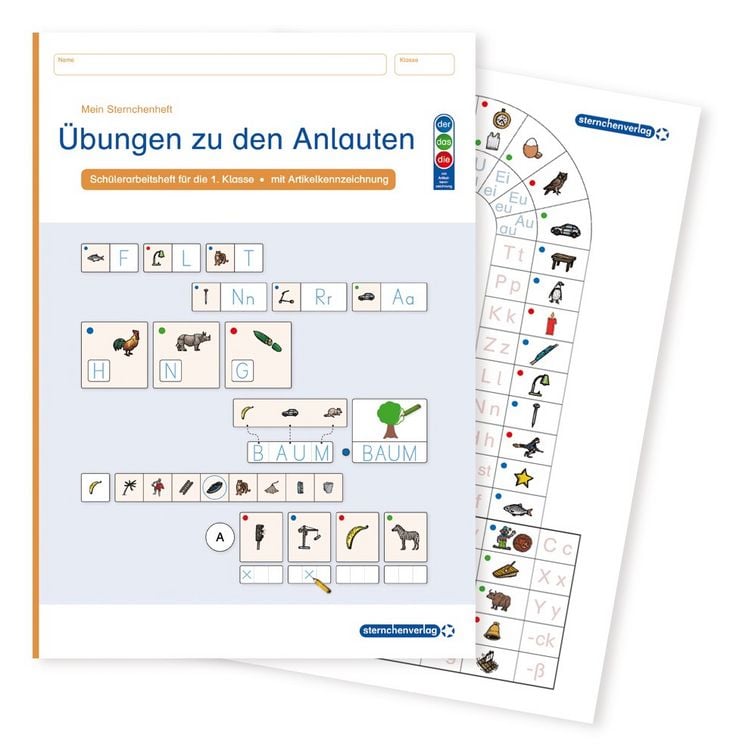 Produktbild: &Uuml;bungen zu den Anlauten - Lernheft