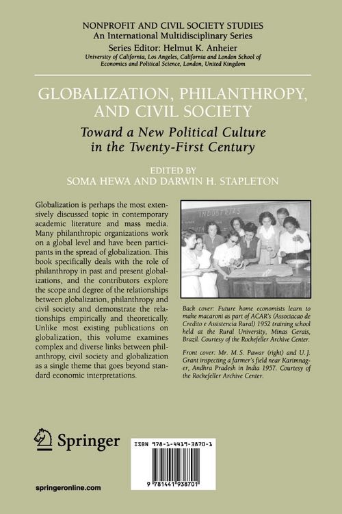 Produktbild: Globalization, Philanthropy, and Civil Society