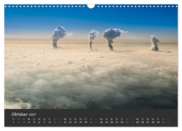 Produktbild: Pilot's-eye view - Die Welt von oben (Wandkalender 2027 DIN A3 quer), CALVENDO Monatskalender