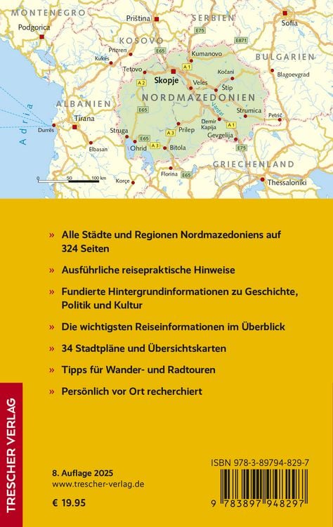 Produktbild: TRESCHER Reisef&uuml;hrer Nordmazedonien