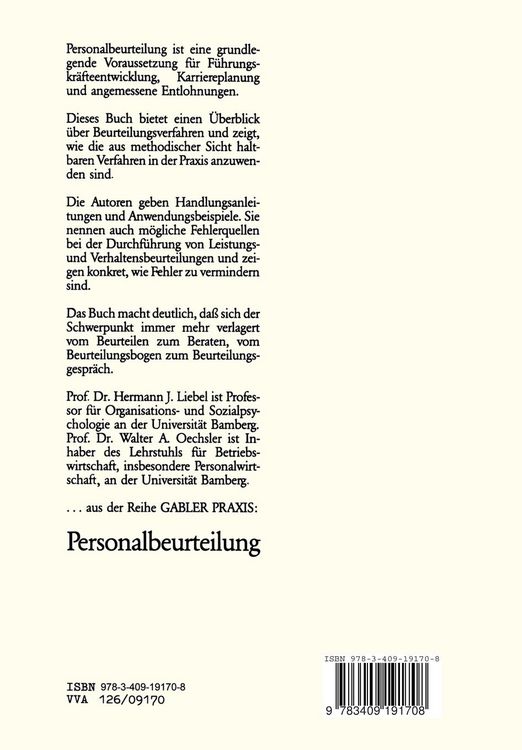 Produktbild: Personalbeurteilung