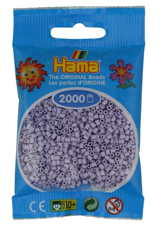 Produktbild: HAMA Mini-Perlen 2000 Stck. Helles Lavendel