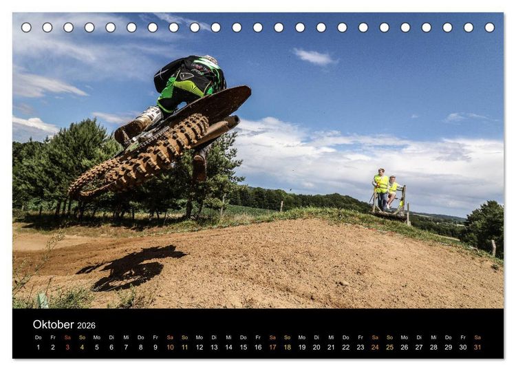 Produktbild: MX Racing 2026 (Tischkalender 2026 DIN A5 quer), CALVENDO Monatskalender