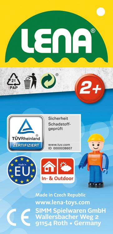 Produktbild: LENA 04455EC - TRUXX Polizei mit Zubeh&ouml;r