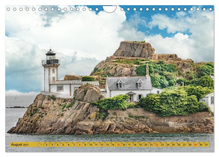 Produktbild: Bretagne, wild und sch&ouml;n (Wandkalender 2027 DIN A4 quer), CALVENDO Monatskalender