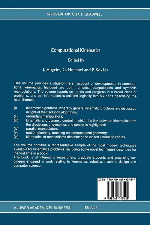 Produktbild: Computational Kinematics