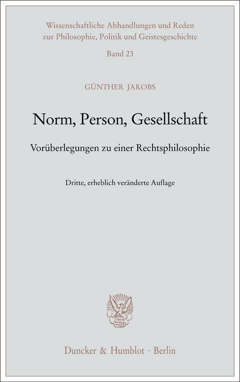 Produktbild: Norm, Person, Gesellschaft.