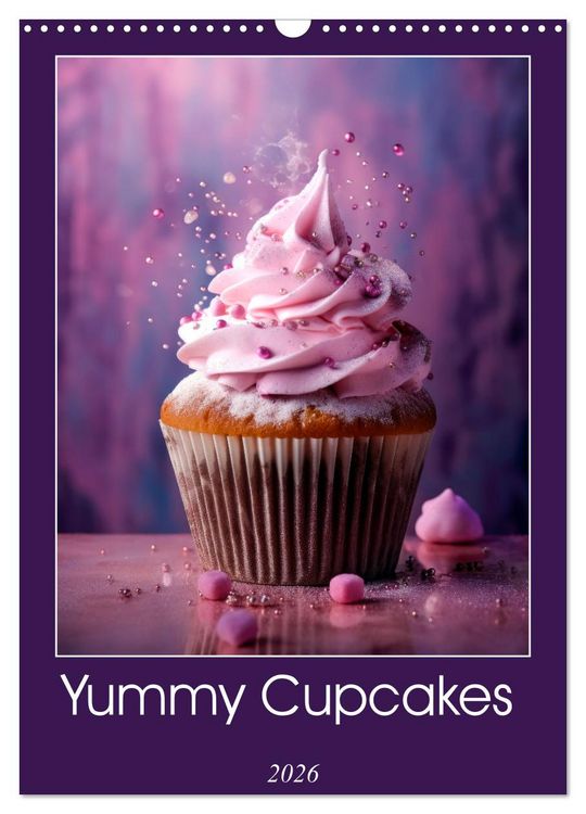 Produktbild: Yummy Cupcakes (Wall Calendar 2026 DIN A3 portrait), CALVENDO 12 Month Wall Calendar
