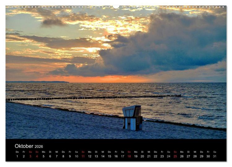 Produktbild: Zeit f&uuml;r... die Insel Poel (Wandkalender 2026 DIN A2 quer), CALVENDO Monatskalender