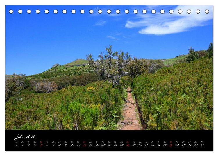 Produktbild: Madeira (Tischkalender 2026 DIN A5 quer), CALVENDO Monatskalender