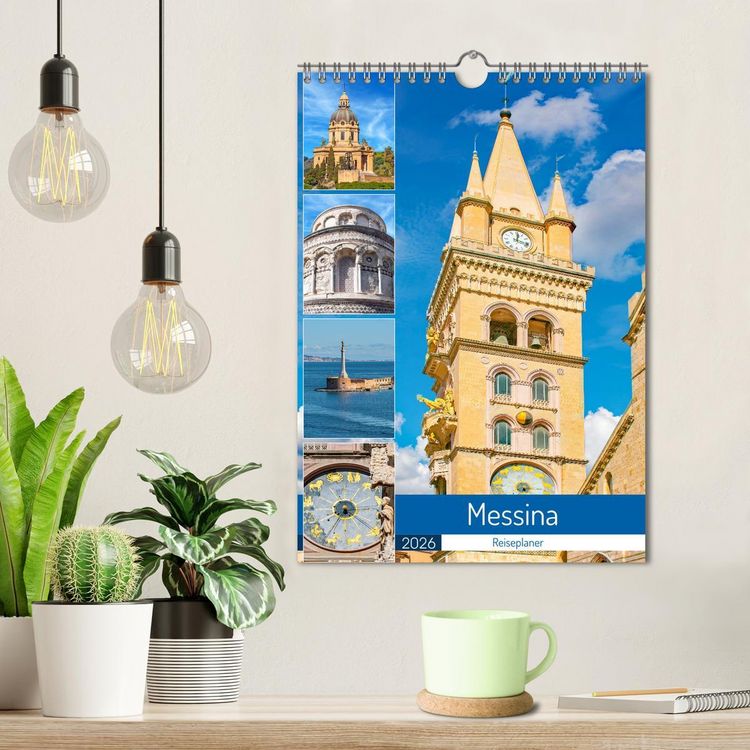 Produktbild: Messina - Reiseplaner (Wandkalender 2026 DIN A4 hoch), CALVENDO Monatskalender